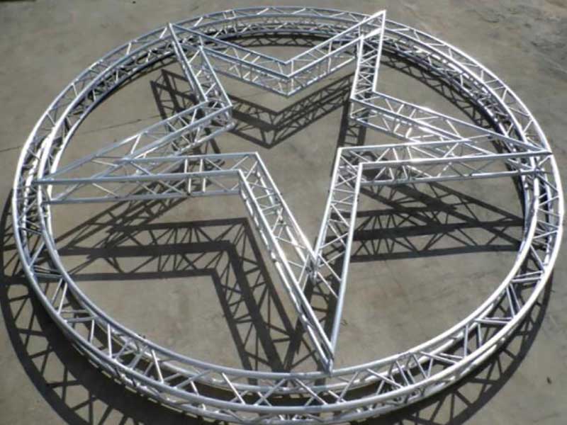 circle stage truss with cover