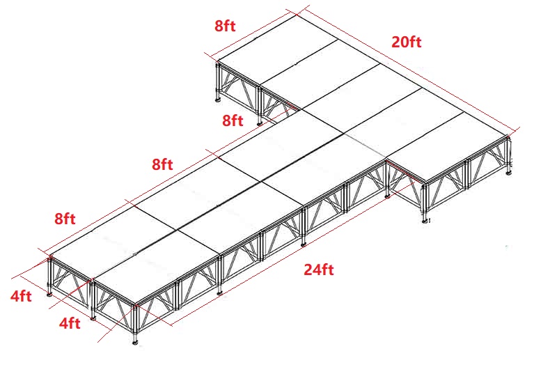 How to build the runway stage decks
