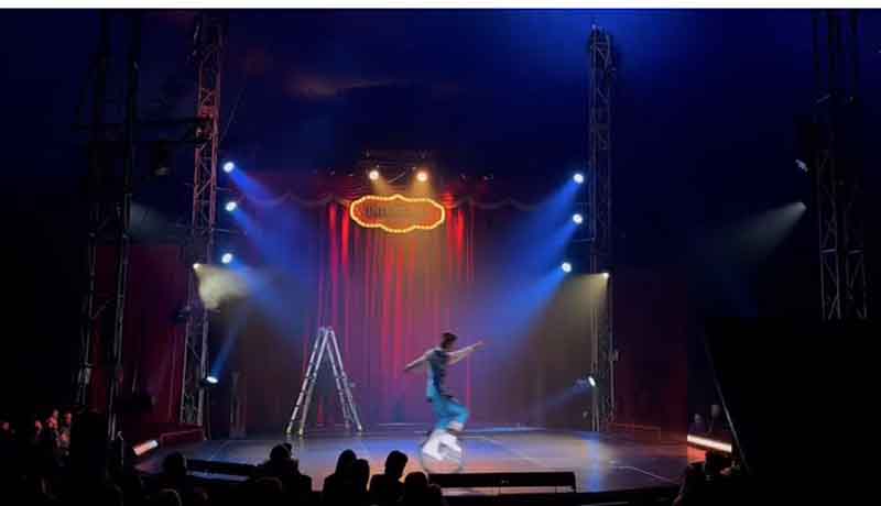 stage truss for circus events