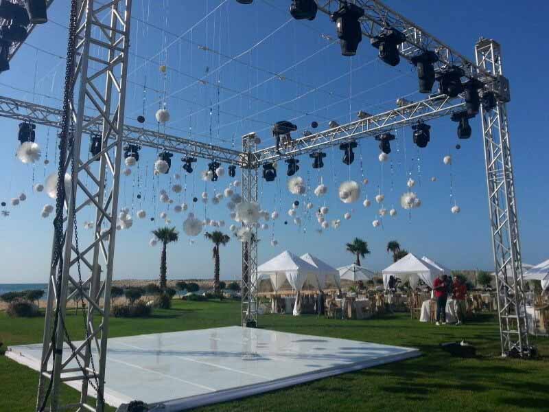 heavy duty truss for wedding lighting