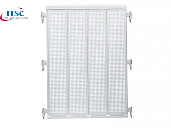 concert stage barrier wall gate