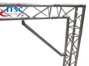 acheter des tubes de treillis en aluminium pour le support de sécurité de la structure du toit de la scène