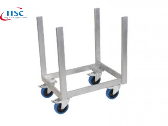 adjustable stage platform legs trolley