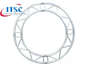 Ferme circulaire de poutre d'échelle plate de 4 pieds de diamètre avec poutre en i de 290 mm