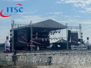 Fermes de toit en aluminium 12x10m pour concert