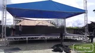 Système de toit en treillis de scène de 6 m installé au Nigeria !