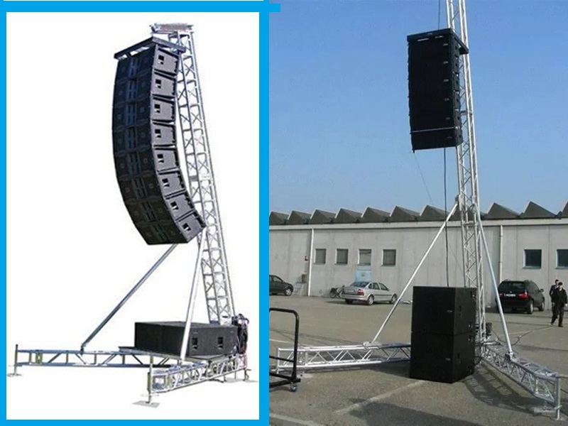 6 m haut-parleur Trops Trops Support Spigot 800 Capacité de kg
