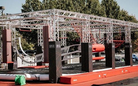 structures de fermes de parcours d'obstacles ninja pour gymnase à vendre