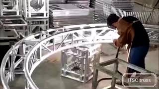 Comment souder la ferme de boîte circulaire en aluminium 12x12?